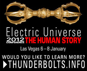 Poster for Electric Universe conference in 2012