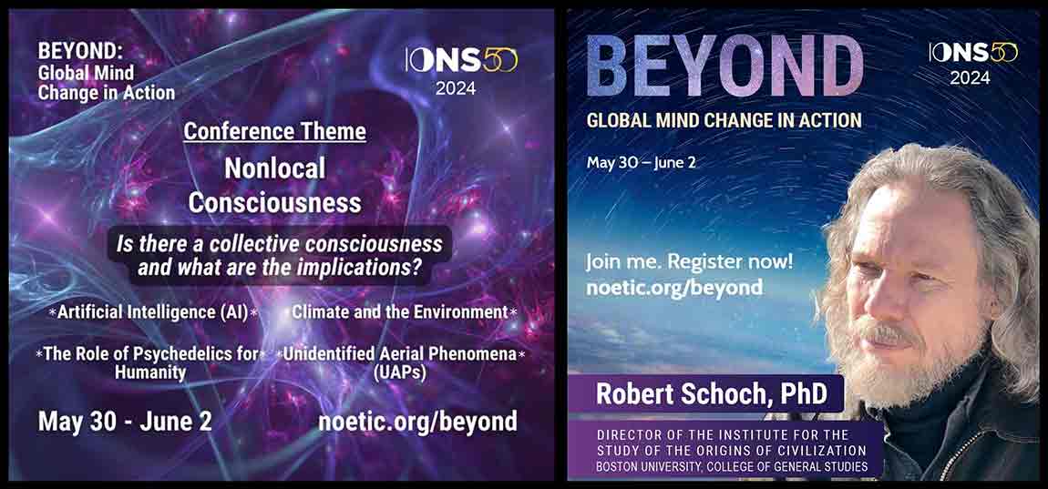 Poster for the IONS conference in 2024