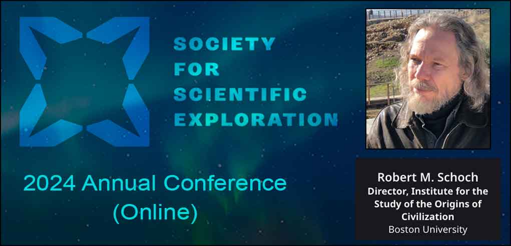Poster for the 2024 online conference hosted by the Society for Scientific Exploration