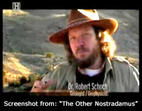 Screen capture from the documentary The Other Nostradamus