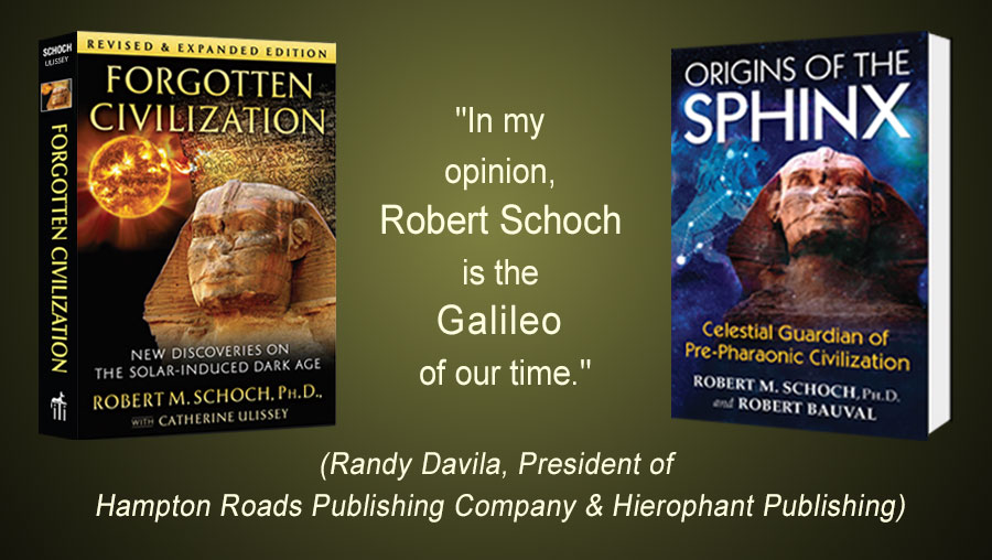 Promo for two important books by Robert Schoch