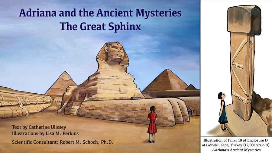 Promo for Schoch and Ulissey children's book: Adriana and the Ancient Mysteries:
The Great Sphinx