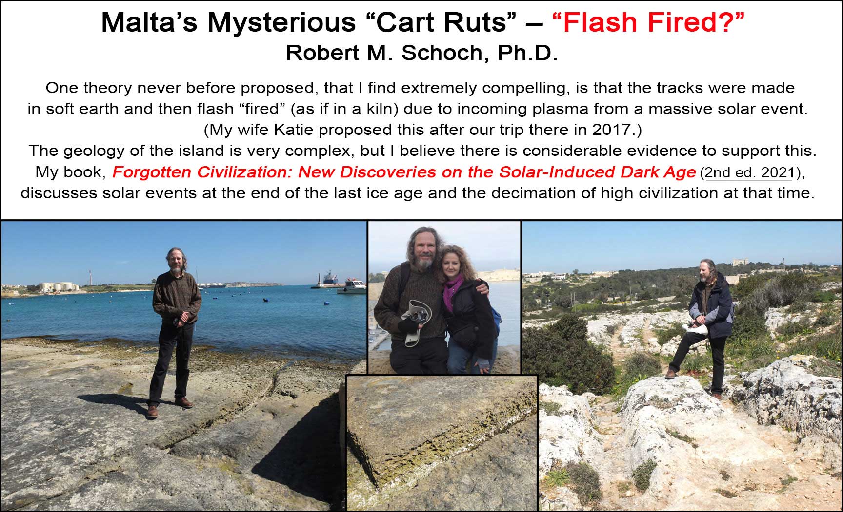 A meme regarding the cart ruts on Malta potentially being flash fired via plasma.