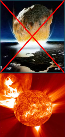 Illustration for comet versus Sun comments.