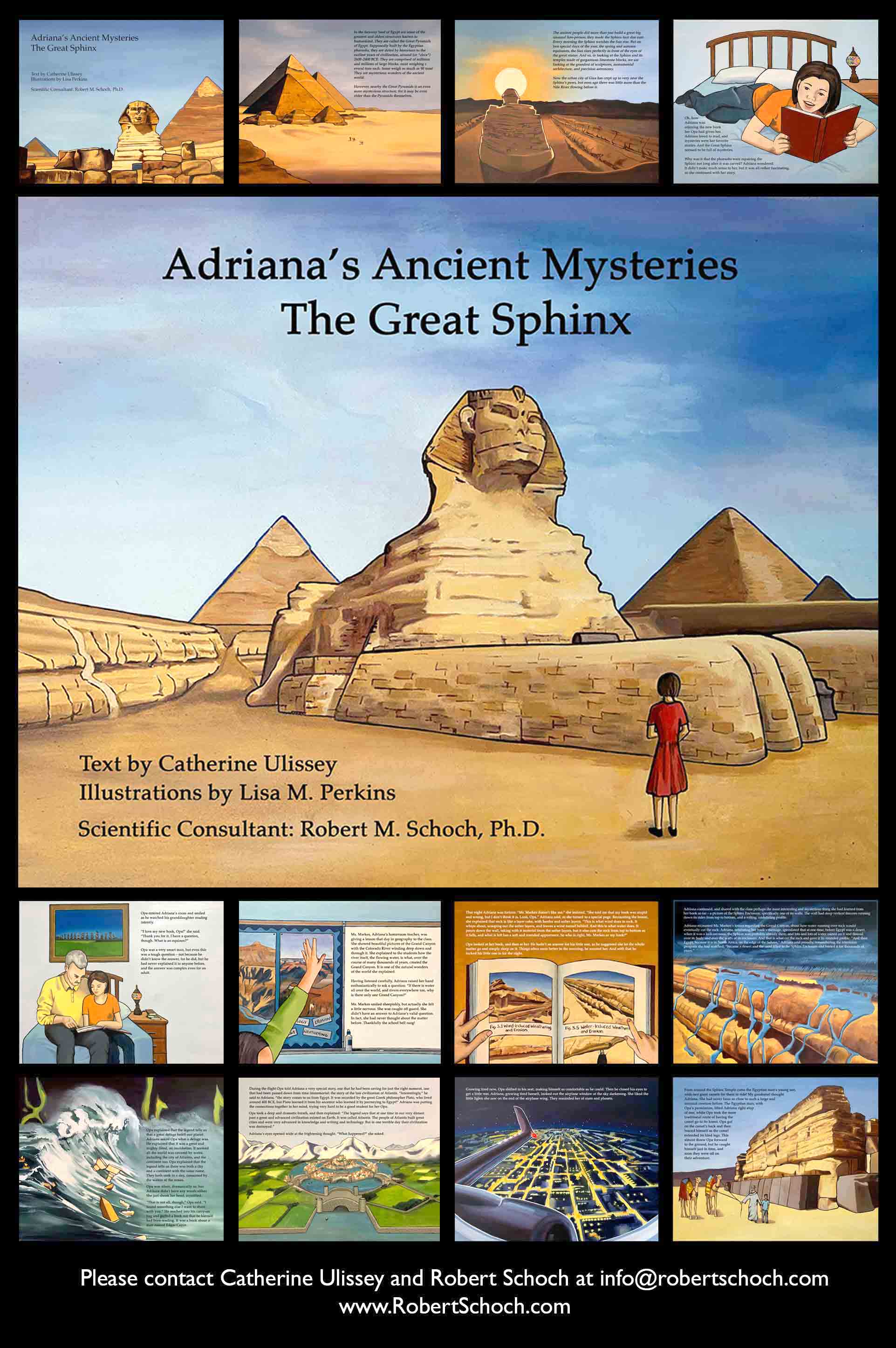 A montage of images from Adrianas Ancient Mysteries: The Great Sphinx