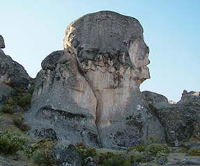 Image of Peca Gasha, also called the Monument to Humanity, at Markawasi