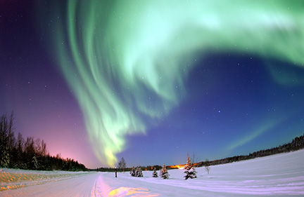 Image of aurora borealis courtesy of United States Air Force