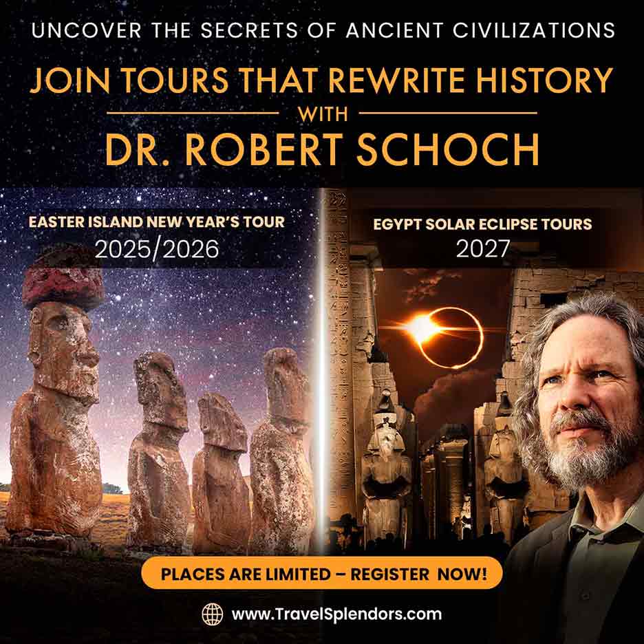 Poster for a tour of Easter Island in late 2025